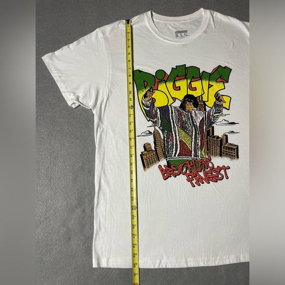 Biggie “Brooklyns Finest” Unisex T-Shirt White Size XL - Picture 4 of 6
